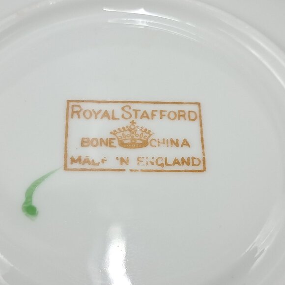 Royal Stafford Tea Cup and Saucer  Fine Bone China England 1950s- 7417 - Picture 5 of 6